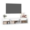 TV skříňka s LED osvětlením bílá 195 x 35 x 40 cm 3152738