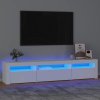TV skříňka s LED osvětlením bílá 195 x 35 x 40 cm 3152738