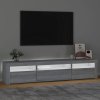 TV skříňka s LED osvětlením šedá sonoma 195x35x40 cm 3152744