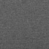 Rám postele bez matrace tmavě šedá 120 x 200 cm textil 3125366