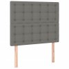 Rám postele bez matrace tmavě šedá 120 x 200 cm textil 3125366