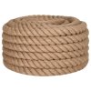 Jutové lano 10 m dlouhé 60 mm silné 153781
