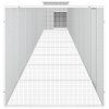 Klec pro kuřata šedá 1 000 x 91 x 100 cm pozinkovaná ocel 3106467