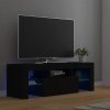 TV skříňka s LED osvětlením černá 120 x 35 x 40 cm 804347