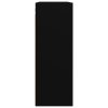 Závěsná nástěnná skříňka černá 69,5 x 32,5 x 90 cm 812313