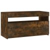 TV skříňka s LED osvětlením kouřový dub 75 x 35 x 40 cm 815123