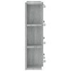 Zrcadlová skříňka s LED šedá sonoma 70 x 16,5 x 60 cm 820452