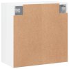Nástěnná skříňka bílá s vysokým leskem 60x31x60 cm kompozit 829982