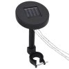Altán se závěsy a světelnými LED řetězy 4 x 3 m krémově bílý 3070353