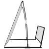 Fotbalový rebounder 2 v 1 202 x 104 x 120 cm ocel 93373