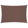 Stínící plachta oxfordská látka obdélníková 2,5 x 4,5 m hnědá 135813