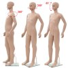 Dětská figurína celá postava základna ze skla béžová 140 cm 142931