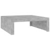 Konferenční stolek betonově šedý 100x100x35 cm kompozitní dřevo 808571