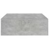 Konferenční stolek betonově šedý 100x100x35 cm kompozitní dřevo 808571