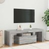 TV skříňka s LED osvětlením šedá sonoma 120 x 35 x 40 cm 815667