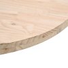 Stolní deska Ø 30 x 2,5 cm masivní borové dřevo 813644