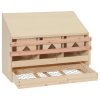 Snáškové hnízdo 3 boxy 72 x 33 x 54 cm masivní borové dřevo 170653