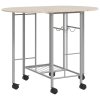 Pětidílný jídelní set skládací, MDF 243901
