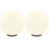Kulovité LED lampy 4 ks koule 40 cm PMMA 277144