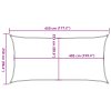 Stínící plachta 160 g/m² světle zelená 2,5 x 4,5 m HDPE 311290