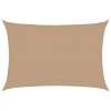 Stínící plachta 160 g/m² taupe 3,5 x 5 m HDPE 311407