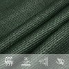Plachta proti slunci 160 g/m² tmavě zelená 2,5 x 3,5 m HDPE 311453
