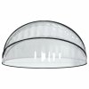 Kopule na bazén kulatá 315 x 158 cm PVC 93812