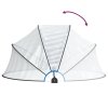 Kopule na bazén kulatá 315 x 158 cm PVC 93812