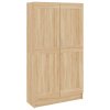 Knihovna dub sonoma 82,5 x 30,5 x 150 cm kompozitní dřevo 802726