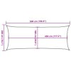 Stínící plachta 160 g/m² cihlová 2 x 5 m HDPE 311341
