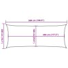 Plachta proti slunci 160 g/m² tmavě zelená 2 x 5 m HDPE 311451