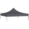 Střecha k party stanu 2 x 2 m antracitová 270 g/m² 315338