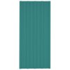 Střešní panely 36 ks pozinkovaná ocel zelené 100 x 45 cm 317212