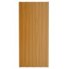 Střešní panely 12 ks pozinkovaná ocel světlé dřevo 100 x 45 cm 317219