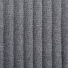 Jídelní židle 6 ks tmavě šedé textil 277097