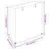 Plachta na zahradní houpačku 8 oček 125 x 90 x 135/165 cm PE 319327