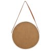 Nástěnné zrcadlo s popruhem 50 cm bílé 320364