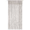 Macramé závěs taupe 140 x 240 cm bavlna 323979