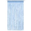 Macramé závěs modrý 140 x 240 cm bavlna 323987