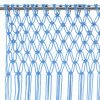 Macramé závěs modrý 140 x 240 cm bavlna 323985