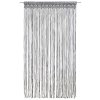 Macramé závěs antracitový 140 x 240 cm bavlna 323993