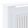 Kryt na radiátor MDF bílý 205 cm 325547