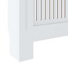 Kryt na radiátor MDF bílý 205 cm 325547