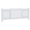Kryt na radiátor MDF bílý 205 cm 325551