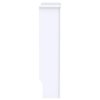 Kryt na radiátor MDF bílý 205 cm 325551