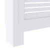 Kryt na radiátor MDF bílý 205 cm 325551