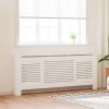 Kryt na radiátor MDF bílý 205 cm 325551