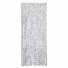 Závěs proti hmyzu světle a tmavě šedý 56 x 185 cm Chenille 325454