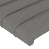 Rám postele bez matrace tmavě šedá 120 x 200 cm textil 3125123