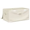 Úložné boxy 2 ks textil 50 x 30 x 25 cm krémové 332917